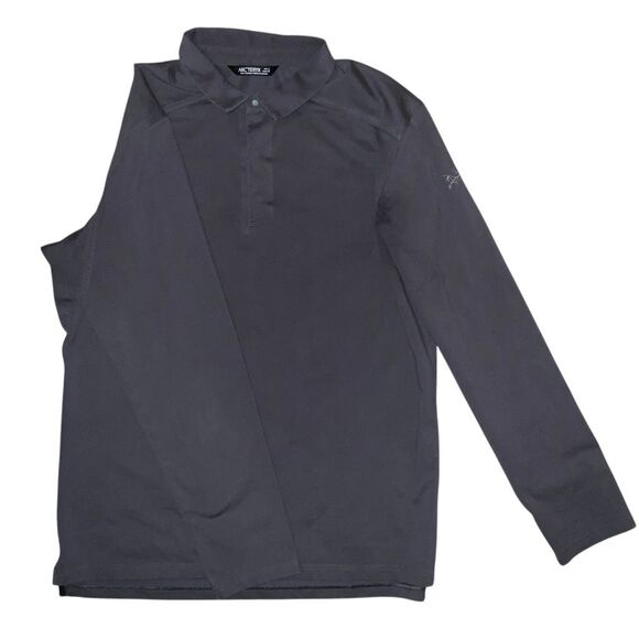 Arc'teryx Men’s Captive Long Sleeve Polo Shirt L - Picture 1 of 6